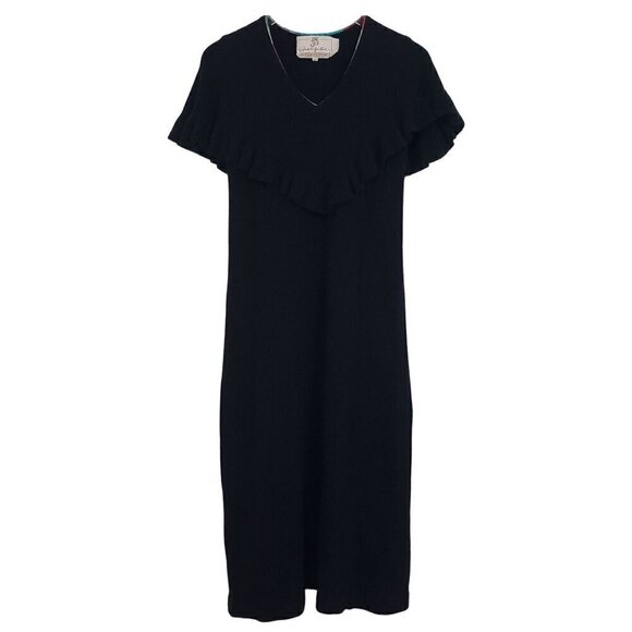 Vintage Dresses & Skirts - Vintage Frederika Jean Spark Maxi Dress Lambswool Angora Knit Womens Size Small